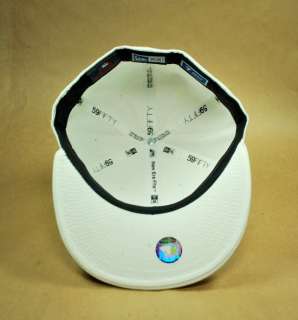 NEW ERA 59Fifty Fitted MLB Baseball Hat Los Angeles Dodgers Off White 