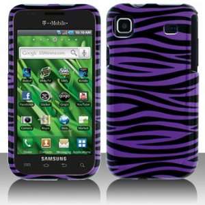 Samsung Vibrant (Galaxy S) T959 Purple/Black Zebra Hard 