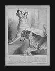 dog with broken leg treated by doctor veterinarian antique engraving