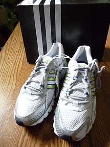 Adidas Allegra 4 Running Shoes Mens 8 White/Blue NIB  