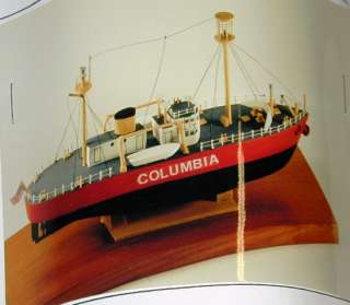Coast Guard Ship Columbia Wood Model Kit USCG WLV 604 Coast Guard Ship 