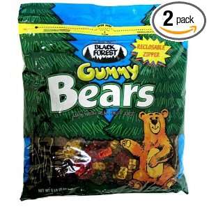 Black Forest Gummy Bears, 5 Pound Resealable Bags (Pack of 2)  