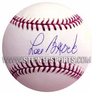 Lou Brock Hand signed Baseball