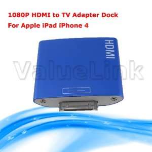  1080p Hdmi to Tv Adapter Dock for Apple Ipad Iphone 4 