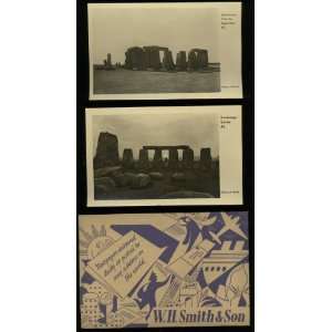 Stonehenge (Real Photo Postcards group of 2) The Druids  