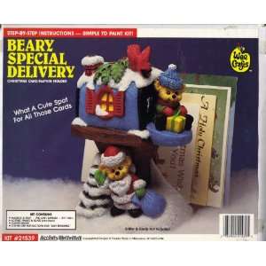  Wee Crafts Beary Special Delivery Christmas Card/napkin 