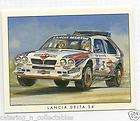 LAncia delta S4 classic rally 80s trade card