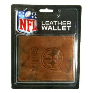  NFL Embossed Leather Wallet   Pittsburgh Steelers 