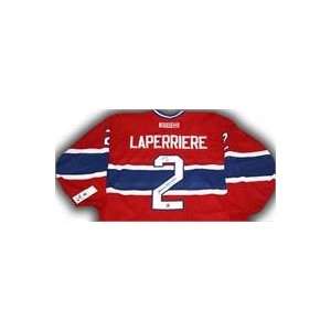  Jacques Laperriere autographed Hockey Jersey (Montreal 
