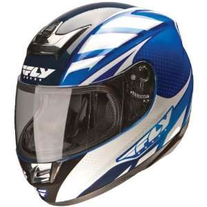 Fly Racing Paradigm Classic Blue/White Helmet   Color  Blue   Size 