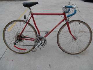   bent tube Road Bicycle Vintage Bike red GT500 derailleurs  