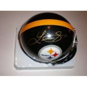  Limas Sweed Signed Steelers Mini Helmet   Autographed NFL 