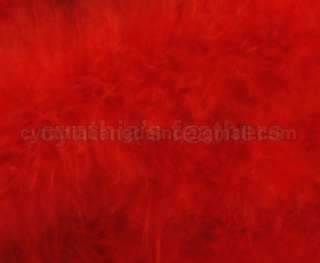 75g BriGht ReD marabou feather boa 2W 10Yard *For Trim  