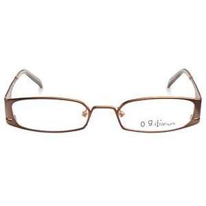  OGI Titanium 5028 1045 Brown Orange Eyeglasses Health 