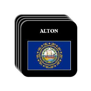  US State Flag   ALTON, New Hampshire (NH) Set of 4 Mini 