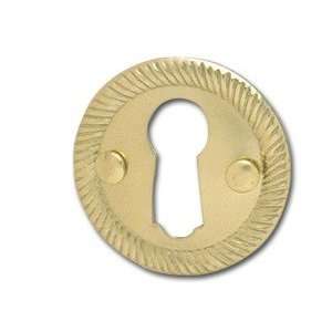  Brass Keyhole Escutcheon 1