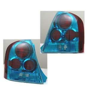 Mazda Protege Tail Lights Blue Taillights 1999 2000 2001 2002 2003 99 