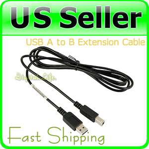 USB 2.0 A to B Extension Cable for HP EPSON Scanner Printer 6 FEET 