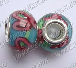 WHOLESALE 240PCS Lampwork Glass Spacer Beads 5MM Hole  