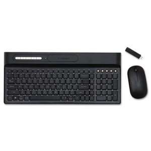   Wireless Keyboard&Mouse Set 113 Keys Black 1 micro USB Electronics