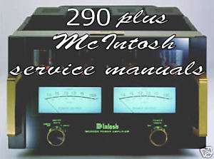 290+ MCINTOSH SERVICE MANUAL TUBE AMP AMPLIFIER EBOOK  