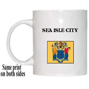    US State Flag   SEA ISLE CITY, New Jersey (NJ) Mug 