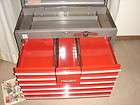 Vintage  1972 10 Drawer Tool Chest with Top storage Compartment 