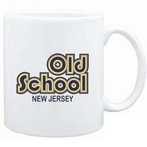  Mug White  OLD SCHOOL New Jersey  Usa States Sports 