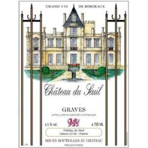  2005 Chateau Du Seuil Graves Rouge 750ml Grocery 