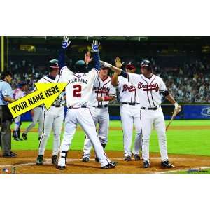 Atlanta Braves Personalized Print with YOUR NAME   8x12 Plaque 