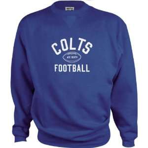  Indianapolis Colts Blue Authentic Issue Crewneck 