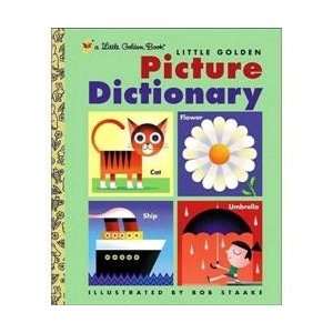  Little Gold Book Picture Dictionary Books
