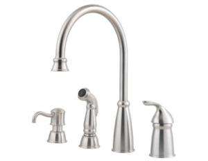 Avalon Price Pfister Kitchen Faucet Stainless Steel NEW  