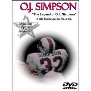  OJ Simpson Greatest Sports Legends DVD OJ Simpson, Beryl 