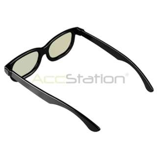   Polarized Plastic 3D Glasses Lens For 3D Movie Blu Ray Video Game