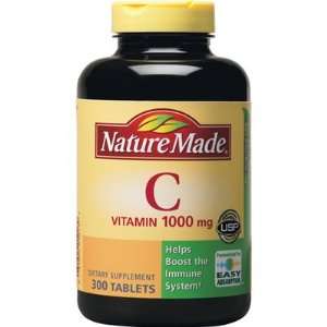  Nature Made 1,000mg Vitamin C Tablets   300 Count Health 