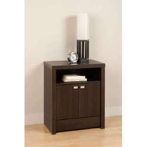  Series 9 Designer Espresso 2 Door Tall Nightstand