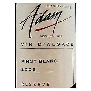  Jean Baptiste Adam Pinot Blanc Reserve 2007 750ML Grocery 