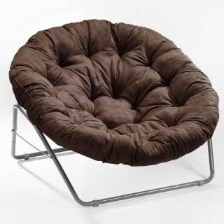 Directions East RA 02CO The Roundabout Chair in Cocoa Microfiber