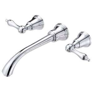   Double Handle Widespread Wall Mount Vessel Filler Faucet from the Fair