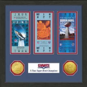   Giants Super Bowl Champions Ticket Collection Sports Collectibles