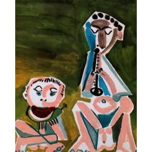 Hand Made Oil Reproduction   Pablo Picasso   24 x 30 inches   Flute 