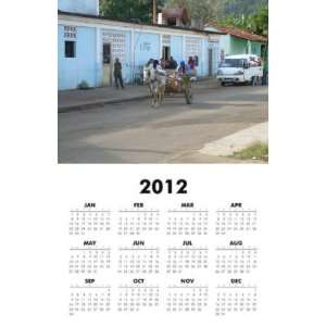  Cuba   Small Village 2012 One Page Wall Calendar 11x17 