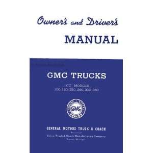    1941 GMC CC 100 350 Pickup Truck Owners Manual Reprint GMC Books