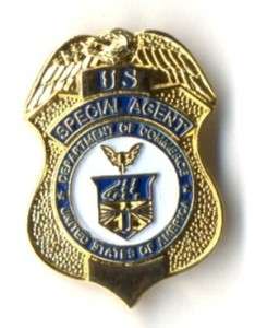 US Department of Commerce Mini Badge Pin  