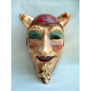   Si Lucia Masquerade Diavolo Franco Red Carnival Mask