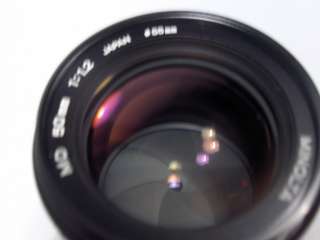 Minolta MD 50mm F1.2 Lens w/ Hoya Polarizer EC   