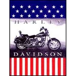  Official Harley Davidson American Pride Super Plush Throw 