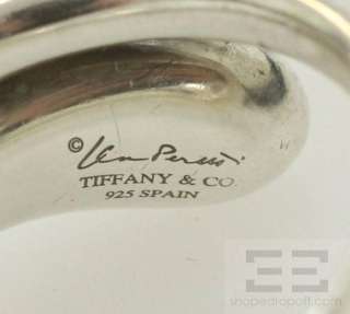 Tiffany & Co. Elsa Peretti Sterling Silver Teardrop Ring Size 6  