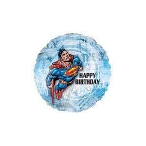  18 Superman Happy Birthday Foil Balloon   Mylar Balloon 